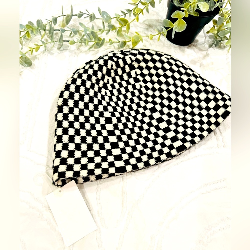 Checkered Bucket Hat